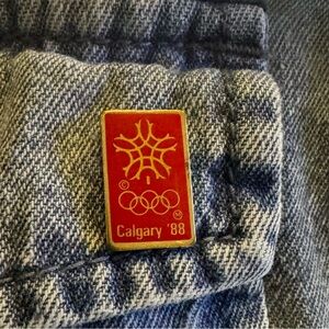 Vintage Calgary Olympic 1988 High Quality Enamel Pin